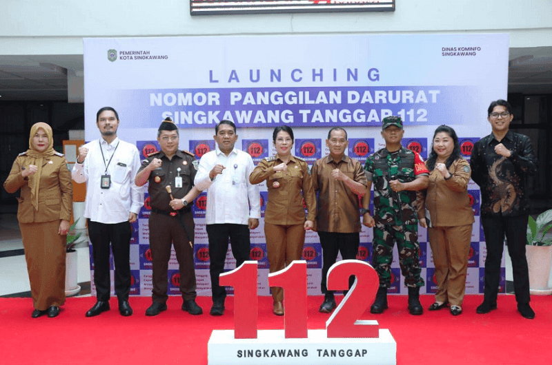 Jasnita Telekomindo Dukung Peluncuran Layanan 112 Kota Singkawang, Perkuat Transformasi Layanan Publik Digital