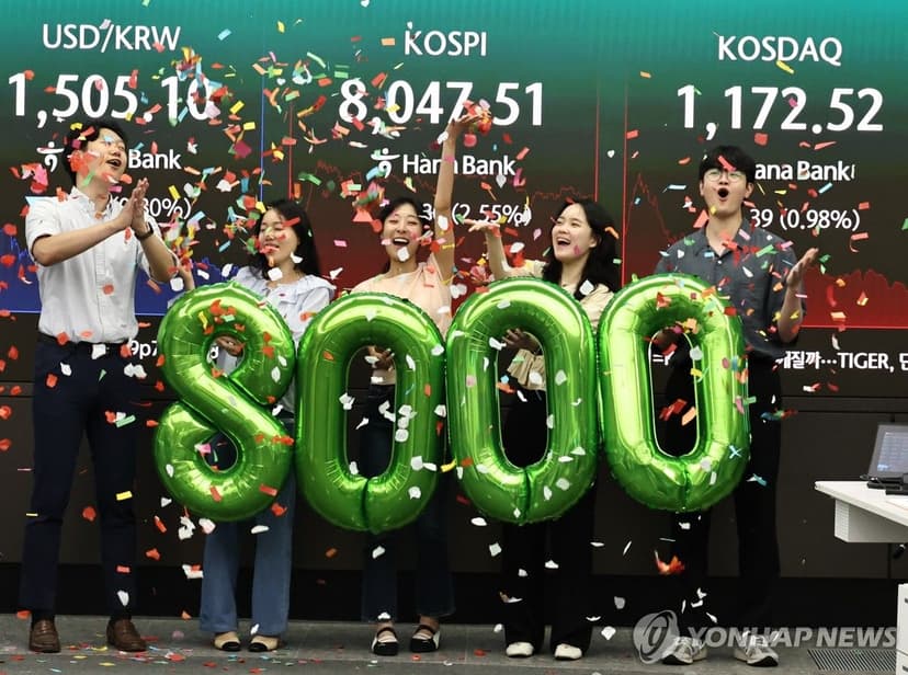 Indeks Kospi Melonjak 2,55 Persen