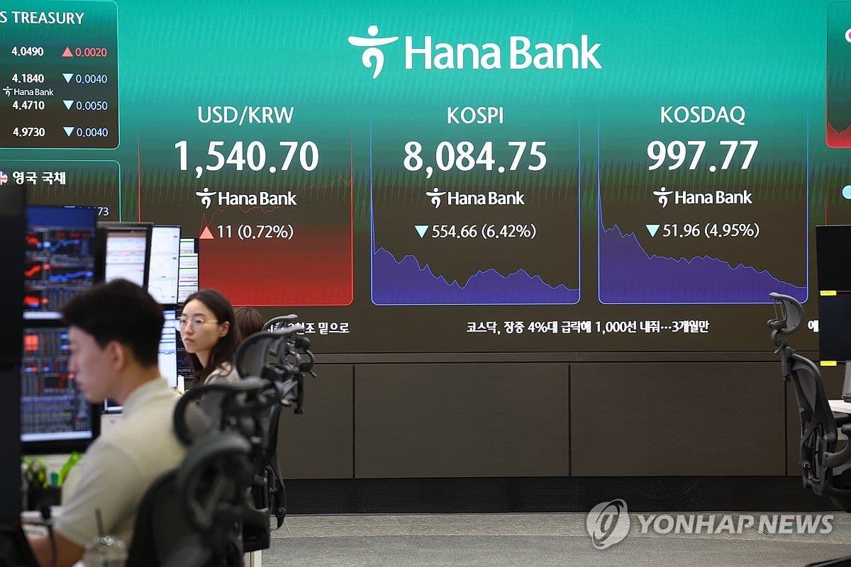 Indeks Kospi Terjun 5,54 Persen
